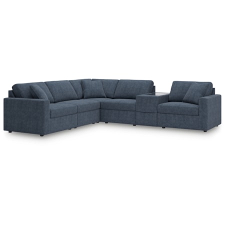 6-Piece Sectional Console