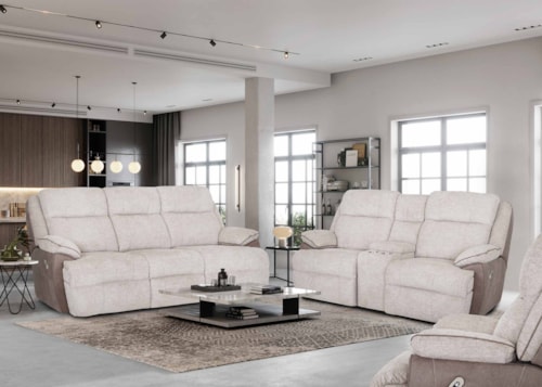 Casual 3-Piece Living Room Set