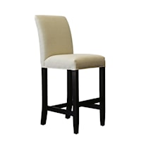 Transitional Upholstered Bar Stool