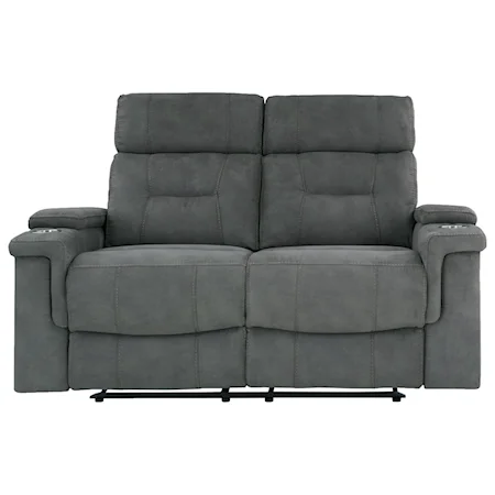 Casual Manual Reclining Loveseat