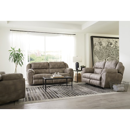 Power Lay Flat Reclining Sofa