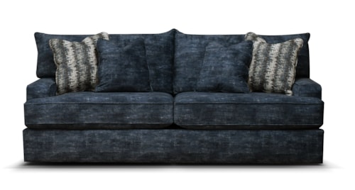 Casual Sofa with Wide Track Arms