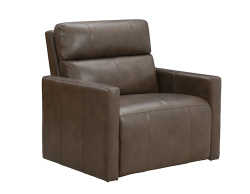 Contemporary Chair and a Half Power Recliner with Power Headrest