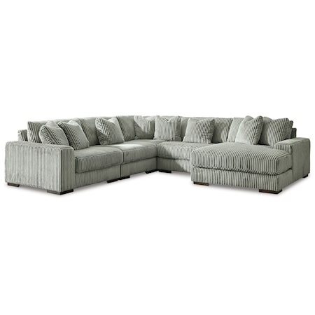 5-Piece Sectional With Chaise