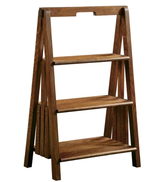 Mid-Century Modern Tiered Book Rack