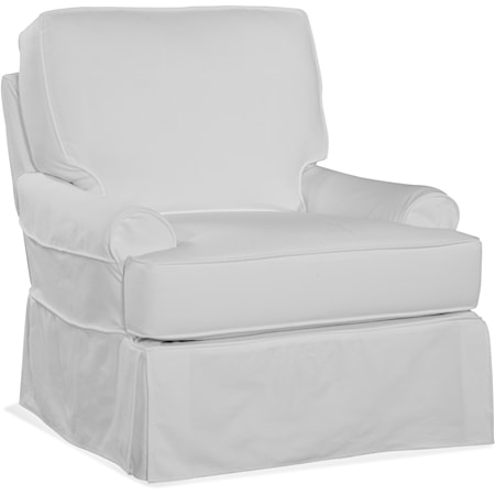 Swivel Chair with Slipcover