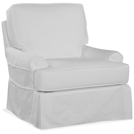 Swivel Chair with Slipcover