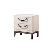 Veda Contemporary 2-Drawer Nightstand