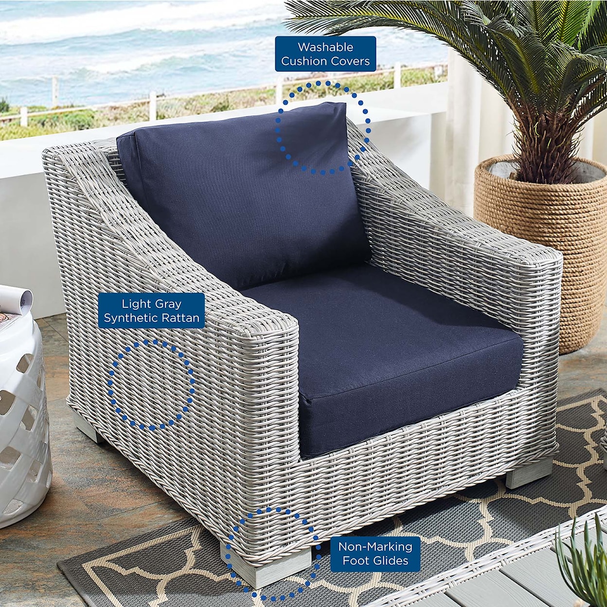 Modway Conway Outdoor Armchair