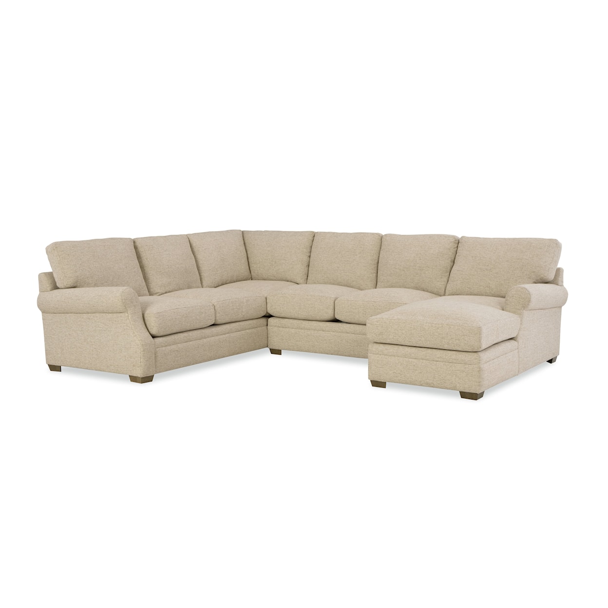Craftmaster 723650BD Sectional with RAF Chaise