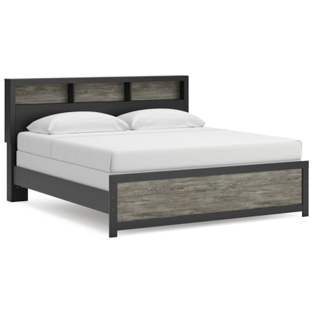 King Bookcase Bed