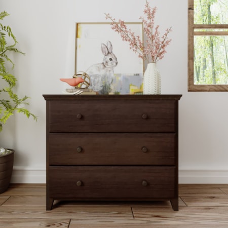 3 Drawer Dresser in Grey