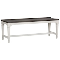 Cottage Dining Bench with Contoured Seat