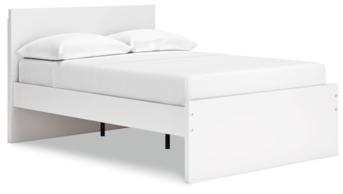 Contemporary Full Panel Platform Bed