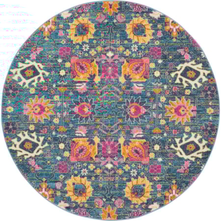 5'3" Round  Rug