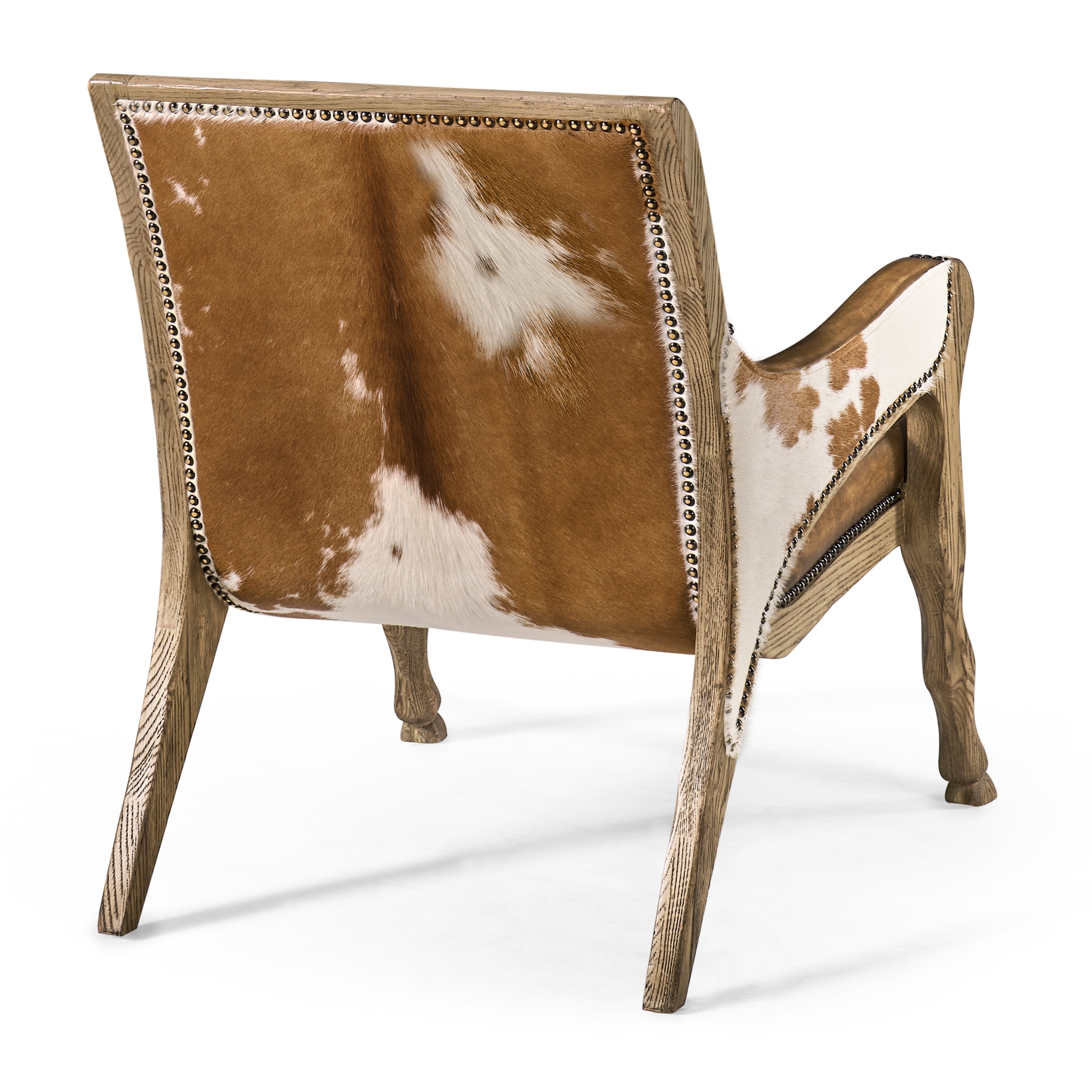 Leather &amp; Hide Occasional Chair