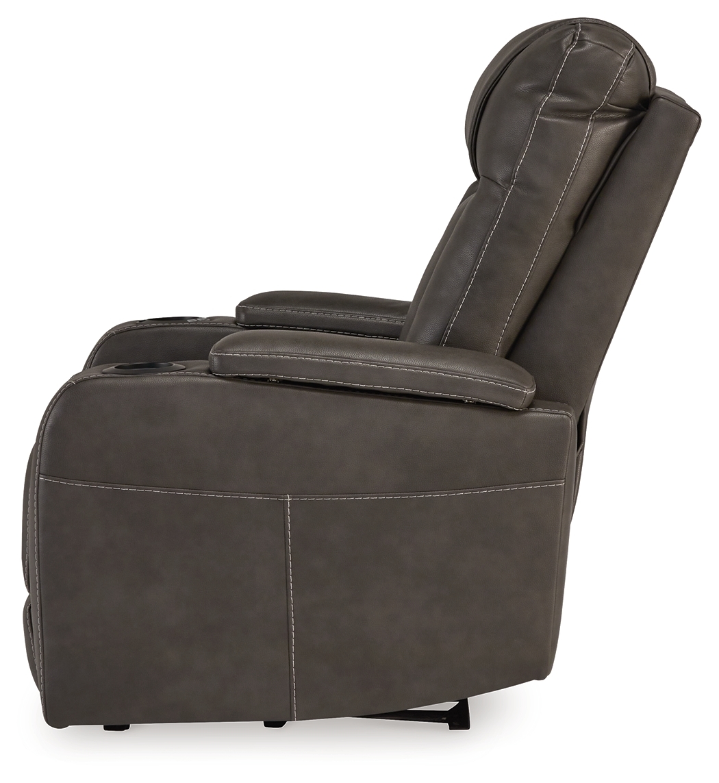Signature Design by Ashley Feazada Pwr Recliner/Adj Headrest