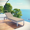 Modway Shore Outdoor Aluminum Chaise