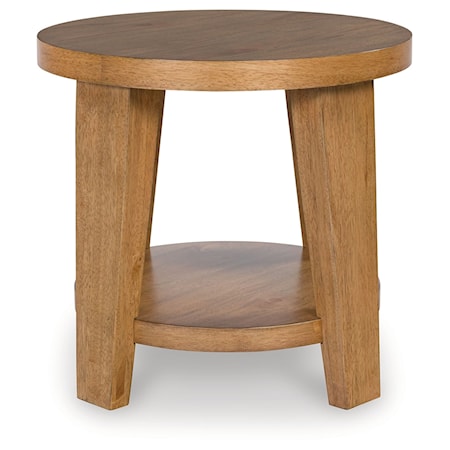 Round End Table