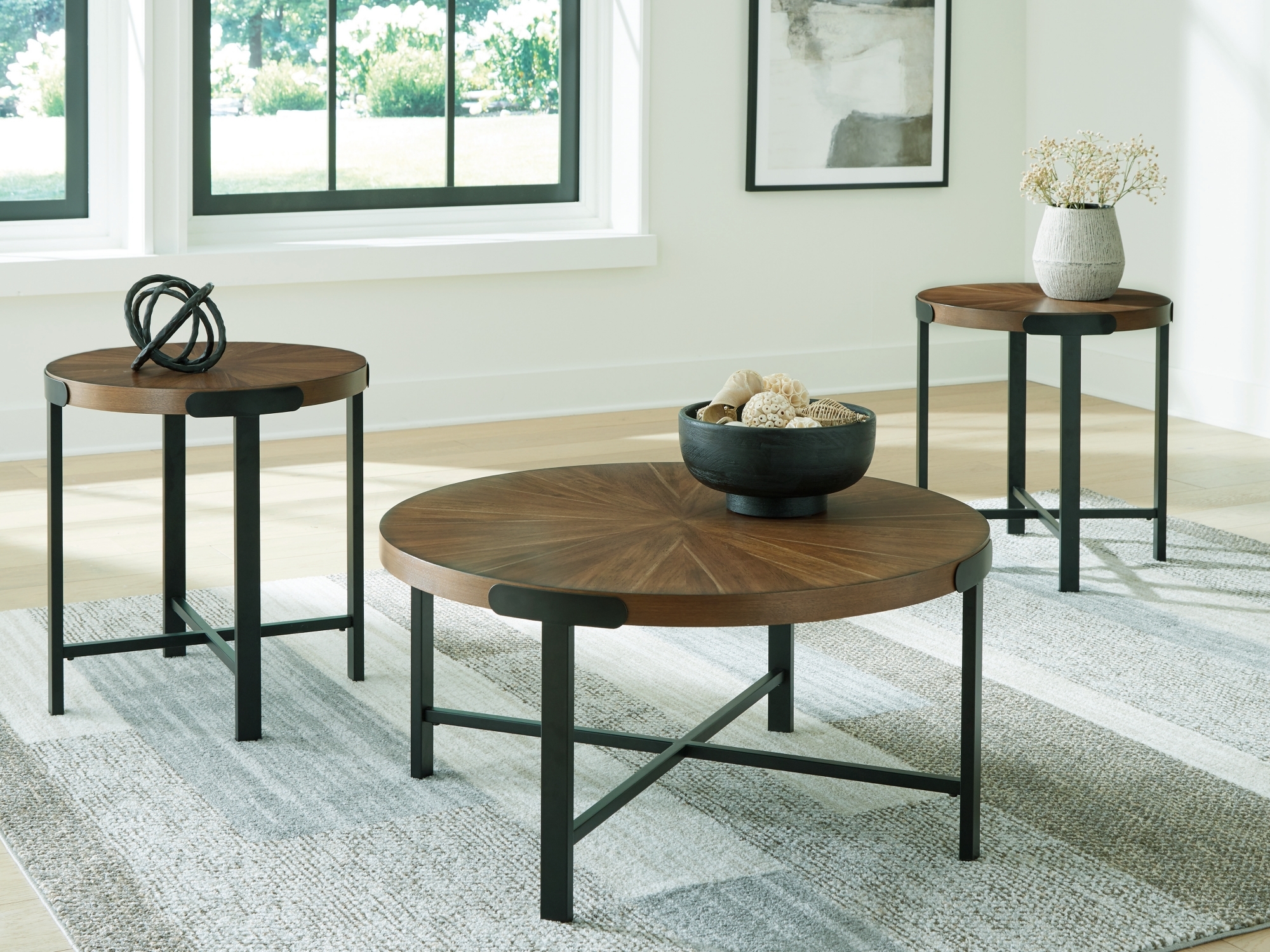 Signature Design by Ashley Crosstrail Occasional Table (set Of 3)