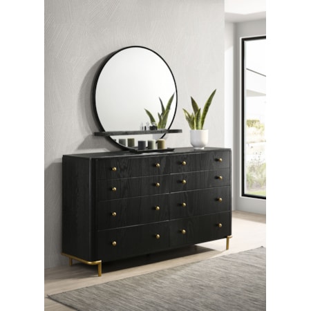 8-drawer Dresser w/ Mirror