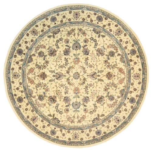 8'  Ivory Round Rug