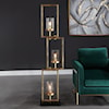 Uttermost Cielo Cielo Staggered Rectangles Floor Lamp