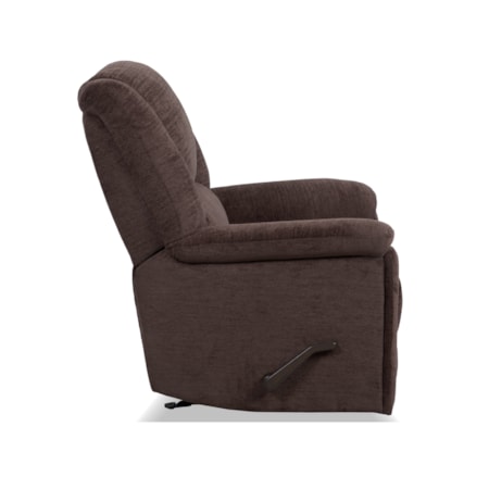 Plush Gliding Recliner