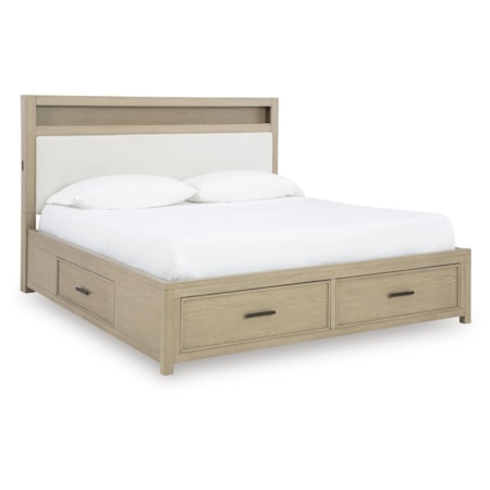 King Bookcase Bed