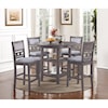 New Classic Furniture Gia Counter Height Dining Table and Chair Set