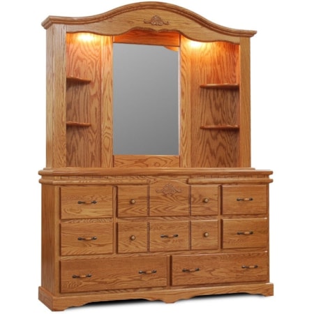 Dresser with Hutch