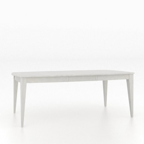 Customizable Boat Shape Table with Self-Storing Leaf