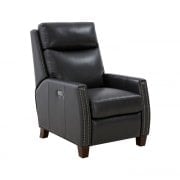 Transitional Big & Tall Power Recliner with Power Headrest and Power Lumbar