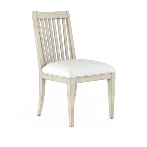 Contemporary Side Chair with Upholstered Seat