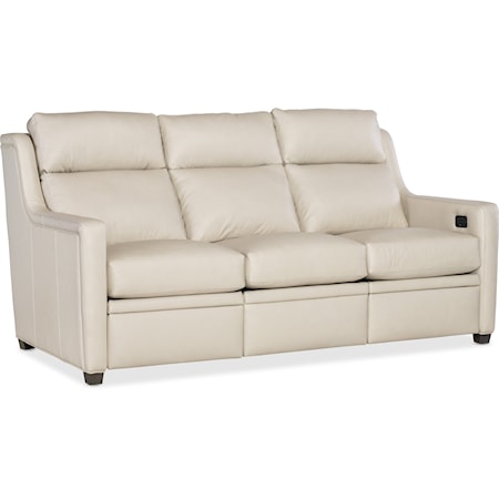 Transitional Double Reclining Sofa