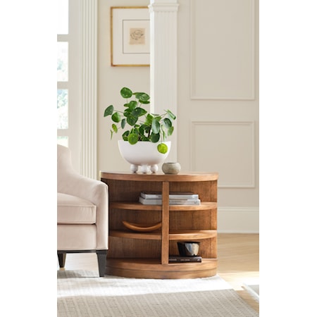 Open Shelf End Table