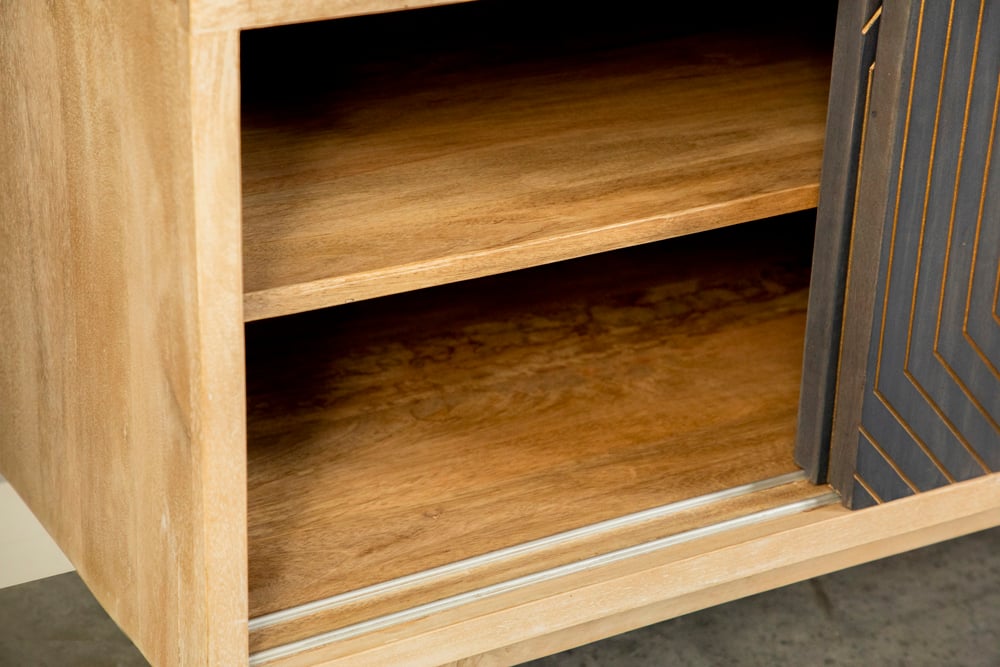 TV Console w/ Sliding Doors