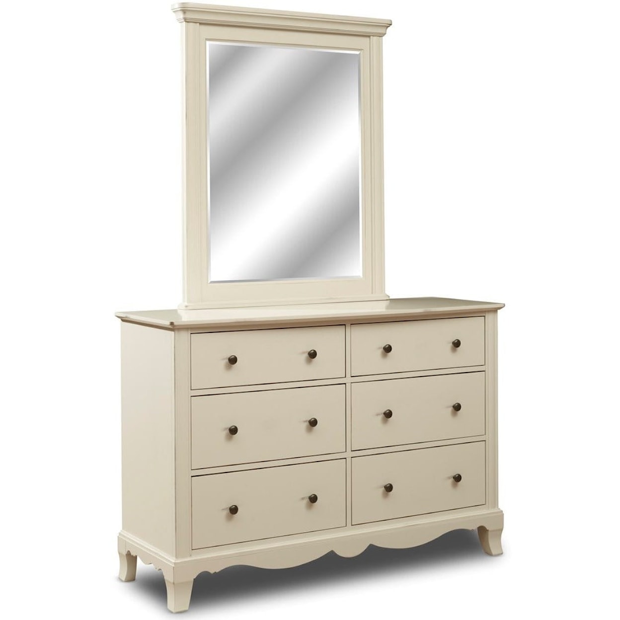Durham Furniture Montelena 6-Dresser and Mirror Set