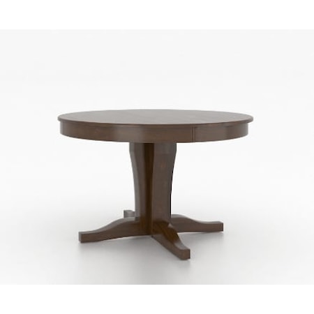 Round Wood Table