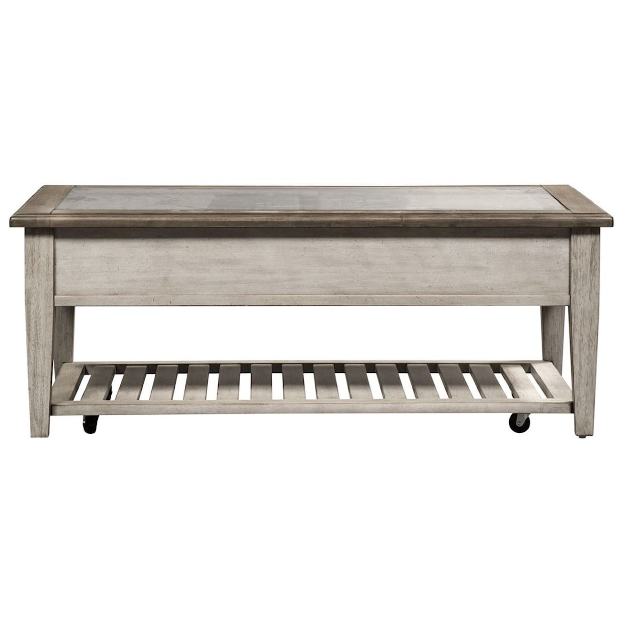 Libby Haven Rectangular Ceiling Tile Cocktail Table