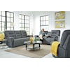 Best Home Furnishings Unity Power Space Saver Console Loveseat Chaise