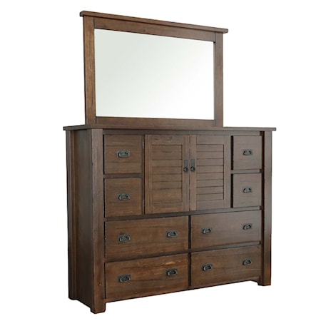 Dresser and Mirror