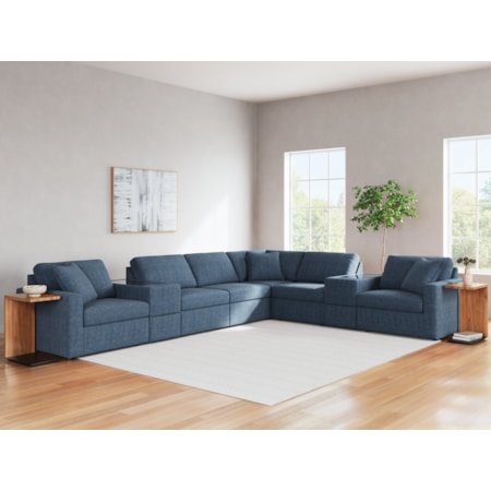 8-piece Sectional Consoles