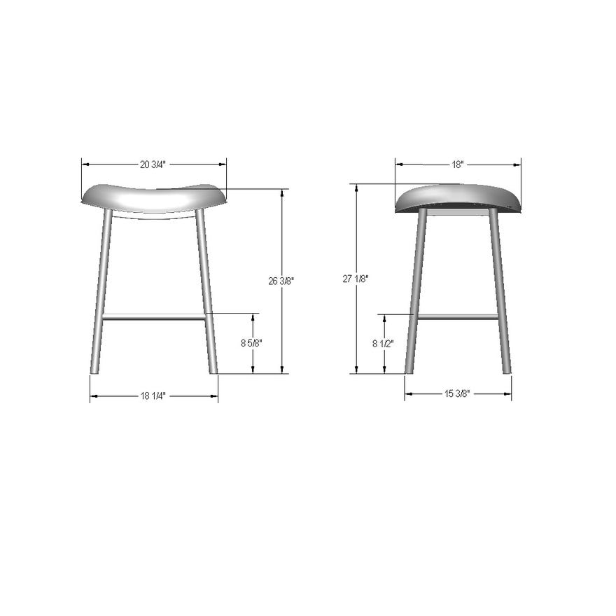 Upholstered Counter Height Stool