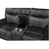 New Classic Furniture Park City Upholstered Dual Reclining Loveseat