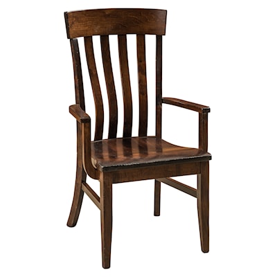 Archbold Furniture Amish Essentials Casual Dining Ryan Dining Arm Chair