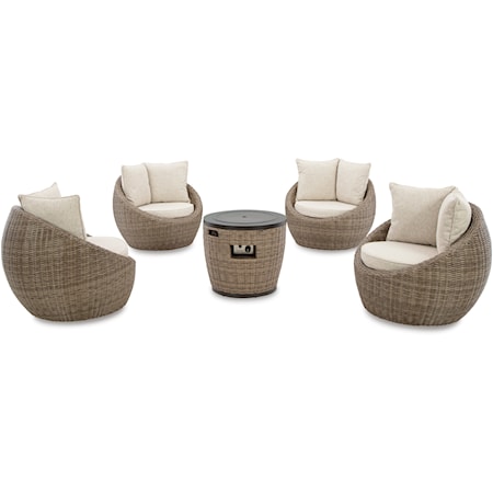 5-Piece Fire Pit Set