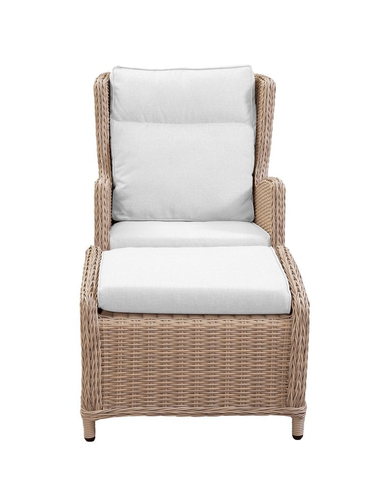 Biscayne Lounge Chair with Footstool