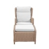 John Thomas Parks: Outdoor Living Biscayne Lounge Chair with Footstool