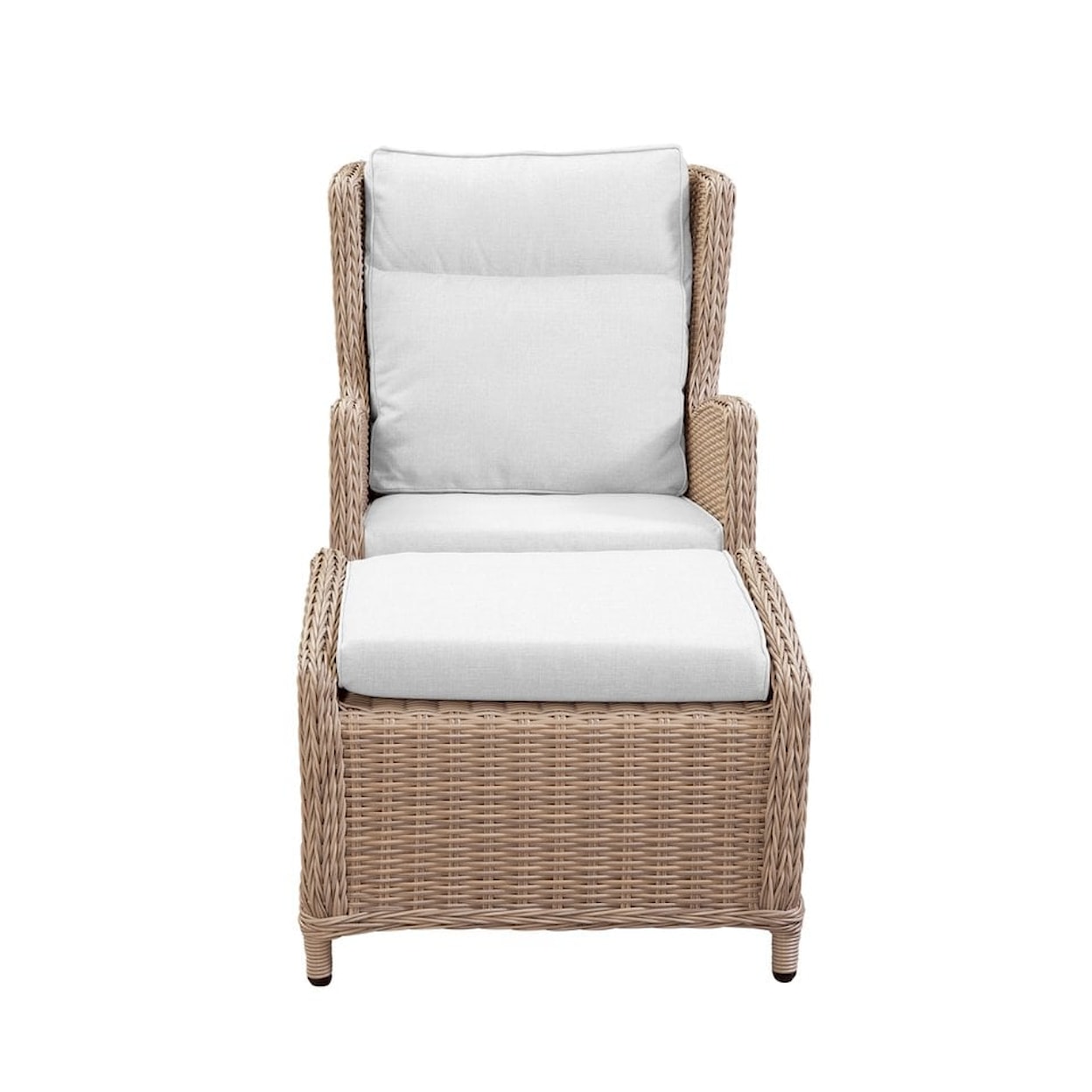 John Thomas Parks: Outdoor Living Biscayne Lounge Chair with Footstool